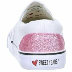 SWEET YEARS Kinder Mädchen Halbschuhe Sneaker Silber/rosa/weiß -Günstiges Kinderschuhe Geschäft 10233528 02