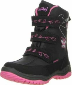 ConWay Kinder Winterstiefel Snowboots Schwarz