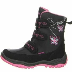 ConWay Kinder Winterstiefel Snowboots Schwarz -Günstiges Kinderschuhe Geschäft 10233587 05