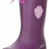 SPIRALE Kinder Mädchen Gefütterte Wasserdichte Gummistiefel Regenschuhe Lila -Günstiges Kinderschuhe Geschäft 10233921 01