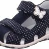 Superfit Baby Sandalen FANNI WMS Weite M4 Für Mädchen, Schmetterlinge -Günstiges Kinderschuhe Geschäft 13020039 01