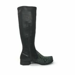 Tiggers® Tiggers Tiggers Anke 05 C Schwarz Grün Stiefel -Günstiges Kinderschuhe Geschäft 19507199 04