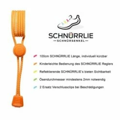 SCHNÜRRLIE Elastische Schnürsenkel - Schnellverschluss System 100 Cm -Günstiges Kinderschuhe Geschäft 22236421 04