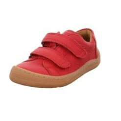Froddo® Jungen Schnürhalbschuhe D-Velcro Barfußschuh Kinderschuhe Glattleder Uni Halbschuhe