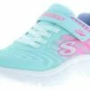 SKECHERS 302478L/AQPK Go Run 650-Fierce Flash Kinder Mädchen Sneaker Turnschuhe Halbschuhe Türkis/pink -Günstiges Kinderschuhe Geschäft 25439786 01