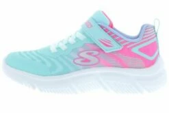 SKECHERS 302478L/AQPK Go Run 650-Fierce Flash Kinder Mädchen Sneaker Turnschuhe Halbschuhe Türkis/pink -Günstiges Kinderschuhe Geschäft 25439786 05