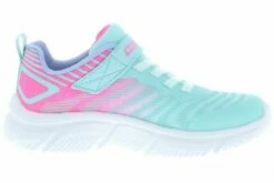 SKECHERS 302478L/AQPK Go Run 650-Fierce Flash Kinder Mädchen Sneaker Turnschuhe Halbschuhe Türkis/pink -Günstiges Kinderschuhe Geschäft 25439786 06