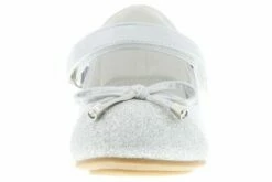 ConWay Kinder Mädchen Ballerinas Glitzer Schleife Blockabsatz Silber -Günstiges Kinderschuhe Geschäft 26250955 04