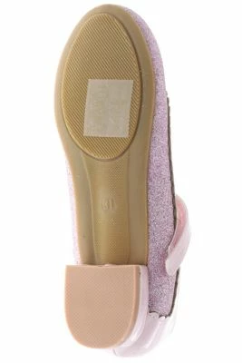 ConWay Kinder Mädchen Ballerinas Glitzer Blockabsatz Lila/pink/rosa 5 ConWay Kinder Mädchen Ballerinas Glitzer Blockabsatz Lila/pink/rosa – Bild 3