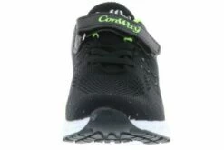 ConWay Kinder Mädchen Jungen Sneaker Turnschuhe Halbschuhe Sportschuhe Schwarz/grün -Günstiges Kinderschuhe Geschäft 26251027 04