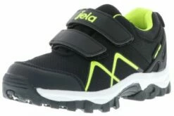 Jela Kinder Mädchen Jungen Sneaker Turnschuhe Halbschuhe Sportschuhe Schwarz/grün