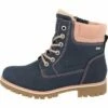TOM TAILOR 4270806 Mädchen Schuhe Winterstiefel Gefüttert Reißverschluss Denim Klassische Stiefeletten -Günstiges Kinderschuhe Geschäft 27202304 01