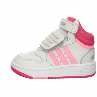 Adidas Mädchen Sneaker Schuhe Hoops Klettschuh Kinderschuhe Synthetik Logoprint Halbschuhe 4 Adidas Mädchen Sneaker Schuhe Hoops Klettschuh Kinderschuhe Synthetik Logoprint Halbschuhe – Bild 2