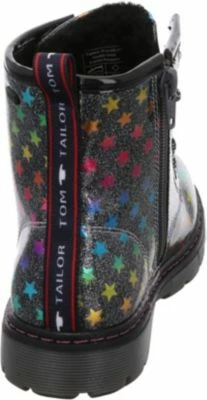 TOM TAILOR Schnürboots Synthetik Gemustert Stiefel 6 TOM TAILOR Schnürboots Synthetik Gemustert Stiefel – Bild 4