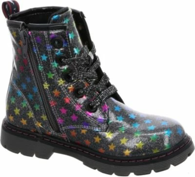 TOM TAILOR Schnürboots Synthetik Gemustert Stiefel 8 TOM TAILOR Schnürboots Synthetik Gemustert Stiefel – Bild 6