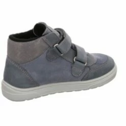 RICOSTA Mädchen Schnürhalbschuhe Kathi Klettschuh Kinderschuhe Aufnäher Veloursleder Gemustert Halbschuhe -Günstiges Kinderschuhe Geschäft 27535601 05