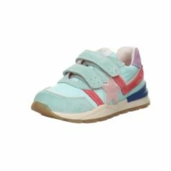 Naturino Evon Klettschuh Aufnäher Leder-/Textilkombination Gemustert Halbschuhe