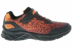 SKECHERS 403920L/BKRD Microspec II Kinder Mädchen Jungen Sneaker Turnschuhe Halbschuhe Schwarz/rot/orange -Günstiges Kinderschuhe Geschäft 29613199 06