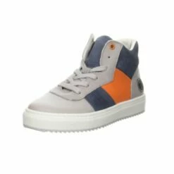 Däumling Jungen Schnürhalbschuhe Schnürschuh Kinderschuhe Lederkombination Gemustert Halbschuhe